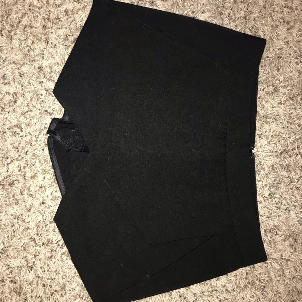 Black envelope skort